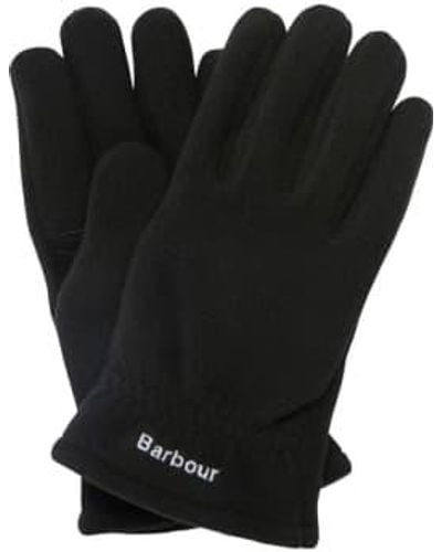 Barbour Coalford fleece -handschuhe - Schwarz