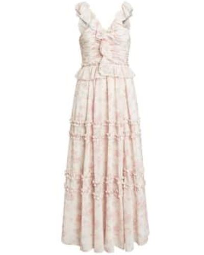Ralph Lauren Multi Sleeveless Cocktail Dress 6 - Pink