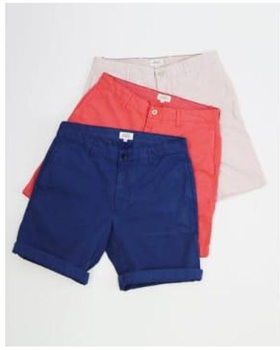 Hartford Pantalones cortos texas chino - Azul