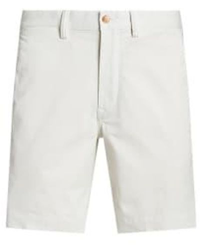 Ralph Lauren Straight Fit Bedfords Flat Front Shorts 36 - Grey