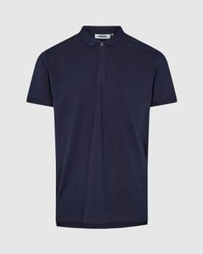Minimum Zane 2.0 2088 Short Sleeve T-shirt Navy Blazer S - Blue