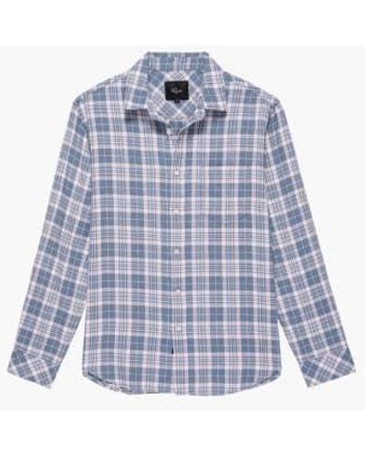 Rails Wyatt Plaid Cotton Shirt - Bleu
