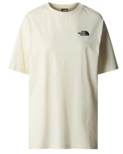 The North Face Camiseta blanca rota bordada - Neutro