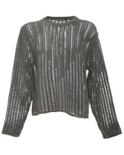 Paura Sweater Raoul Vest L / Verde - Gray
