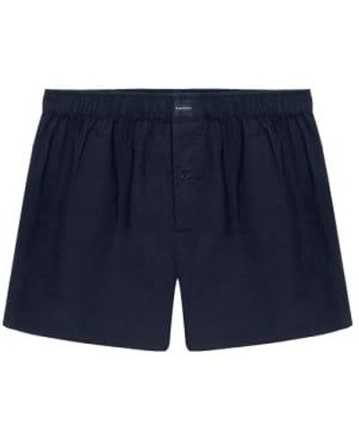 Bread & Boxers Pack Of 2 Dark Navy Boxer Shorts - Blue