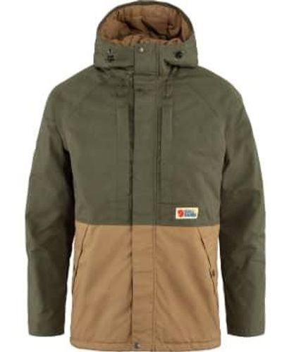 Fjallraven Laurel 625 And Buckwheat Brown 232 Everyday Lite Padded Jacket L - Green