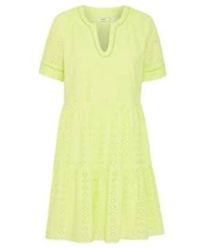 B.Young Byfenni Dress Sunny Lime Uk 8 - Yellow