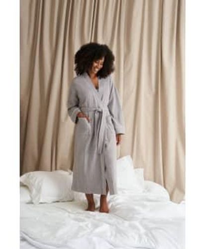 Pretty You London Luxury Suite Waffle Robe - Natural