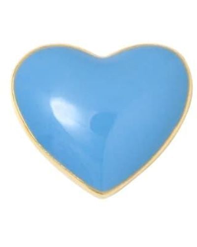 Lulu Lulu1024 pendiente love u en azul claro