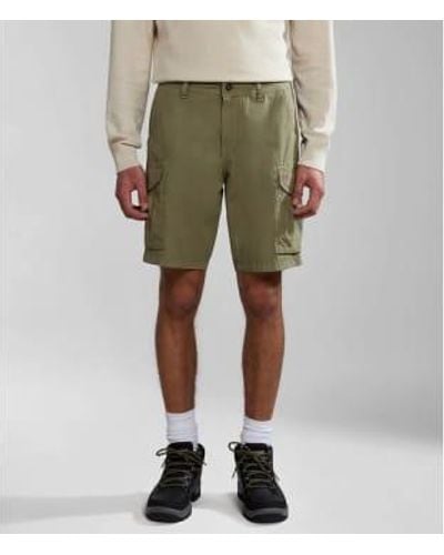 Napapijri Noto 2.0 shorts in grüner flechten