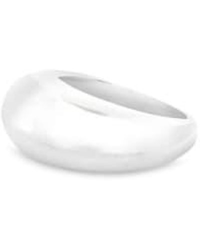 GEM BAZAAR Dome Ring - White