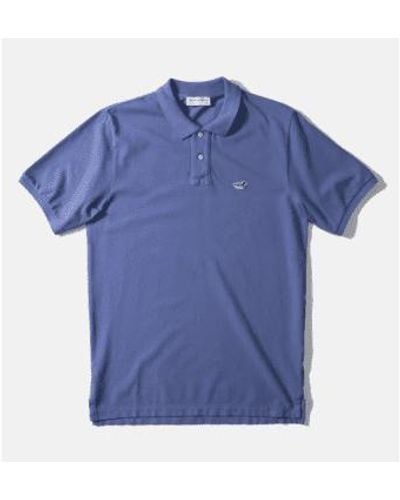 Edmmond Studios Wilson Short Sleeved Polo Shirt - Blu