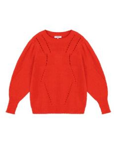 Suncoo Picco Geranium Sweater - Red