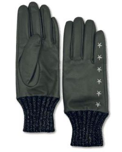 Nooki Design Elvis star broired le cuir glove - Vert
