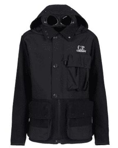 C.P. Company Duffel mixed goggle jacket - Negro