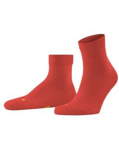 FALKE Chaussettes coup pied cool - Rouge