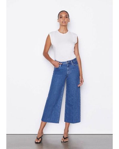 FRAME Jeans gran altura ancha - Azul