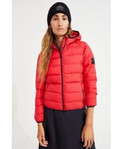 Ecoalf Aspen Jacket Strawberry - Rosso