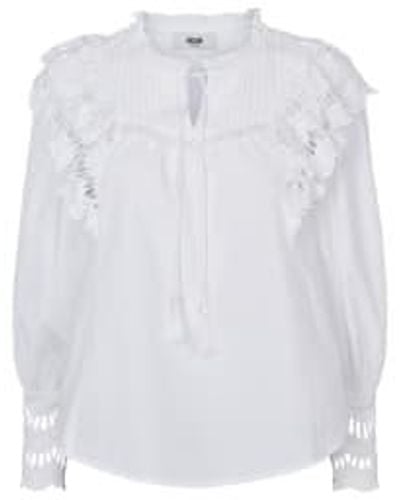 MOLIIN Copenhagen Paisley Shirt Medium - White