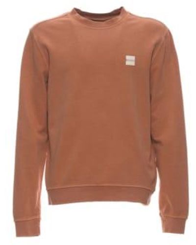 OUTHERE Sweat-shirt l' eotm160ae79w pêche - Marron