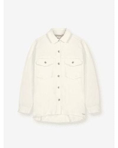 Rino & Pelle White Madow Shirt Jacket - Natural