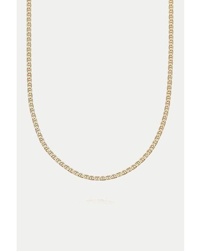 Daisy London Goldene Infinity -Kette Halskette - Weiß