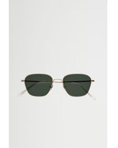Monokel Otis Green Solid Lens Sunglasses - Verde