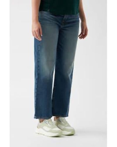 FRAME Womens Le Jane Crop High Rise Jeans In Northville - Blu