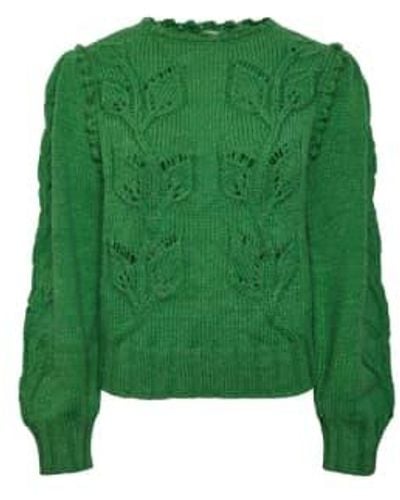 Y.A.S | Est Ls Knit Pullover - Green