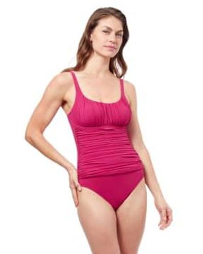 Gottex Et242011 Tutti Frutti Swimsuit In Cherry - Rosa