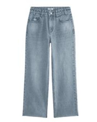 Suncoo Robin Wide Legs Jeans From - Blu
