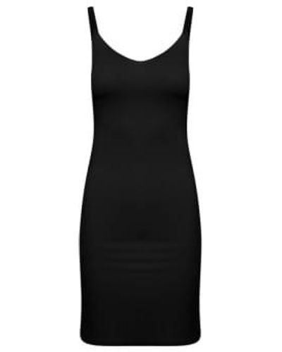 Ichi Iasiv Slip Dress Xs - Black