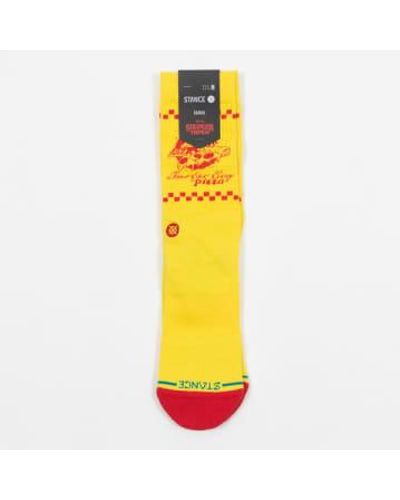 Stance X Stranger Things Surfer Boy Socks - Yellow