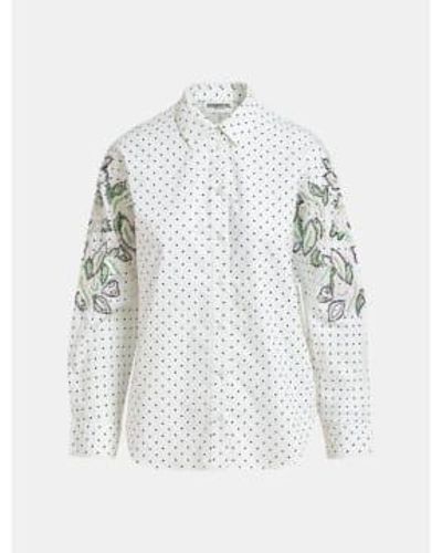 Essentiel Antwerp Feenie Embellished Shirt 34 / - White