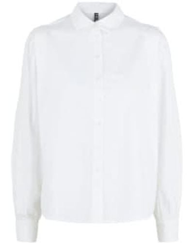 Pieces Harriet Shirt - Bianco