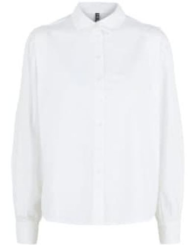 Pieces Harriet Shirt - White