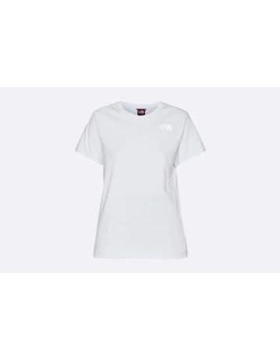 The North Face W sun and stars tee - Blanco