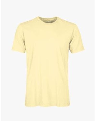 COLORFUL STANDARD Camiseta clásica orgánica amarilla suave - Amarillo