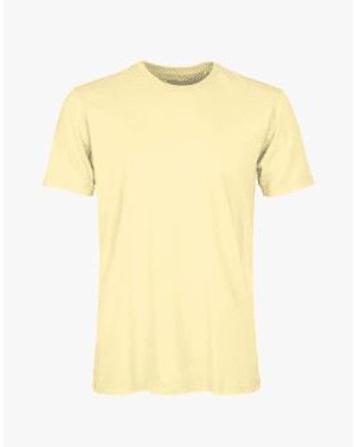COLORFUL STANDARD Klassisches weiches gelbes bio-t-shirt