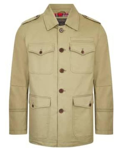 Merc London George Field Jacket Olive M - Green