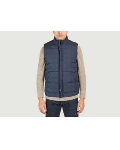 Taion Sleeveless Reversible Fleece Jacket M - Blue