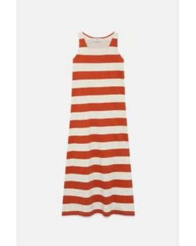 Compañía Fantástica Stripe Dress - Red