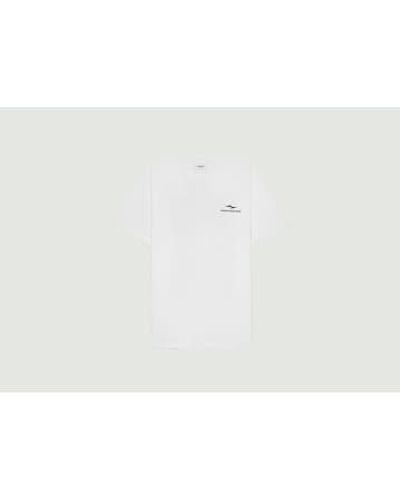 Avnier Quelle vertikales T-Shirt - Weiß