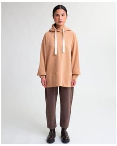 Beaumont Organic Aw22 Marcella Organic Cotton Hoodie In Fawn - Neutro