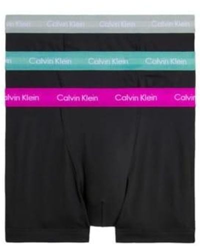 Calvin Klein Underwear 3 Pack Trunks L - Black