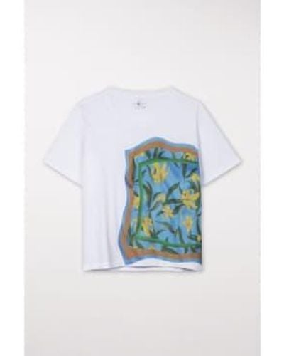 Luisa Cerano Foulard Printed T Shirt - Blu
