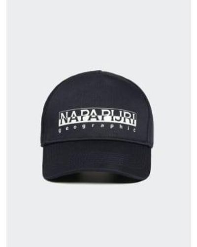 Napapijri Box Cap In Marine - Nero