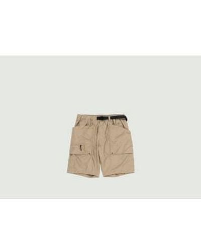 Goldwin Pantalones cortos carga ripstop livianos - Blanco