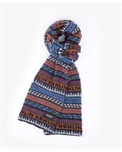 Howlin' Piano Scarf Navy One Size - Blue
