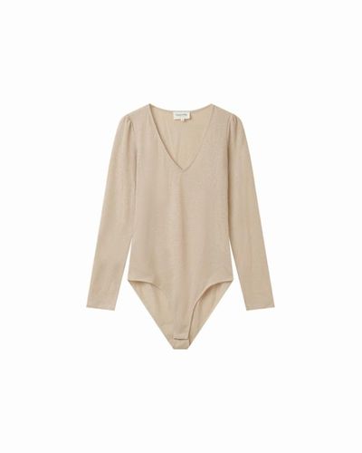 Beige Bodysuits for Women